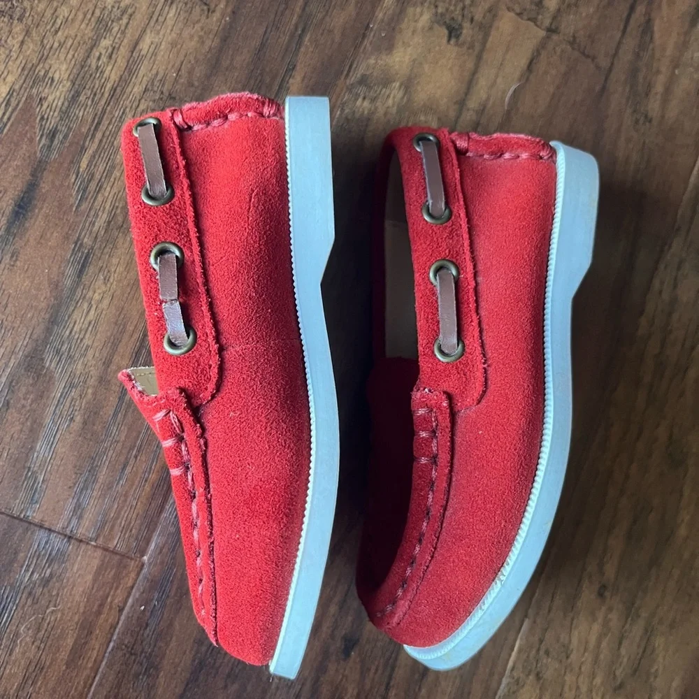 Janie and Jack Suede Toddler Loafers Moccasin Size 6